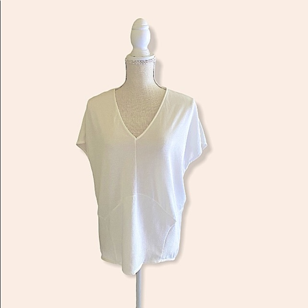 Zara W/B Collection White Top